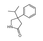 4-isopropyl-4-phenylpyrrolidin-2-one Structure