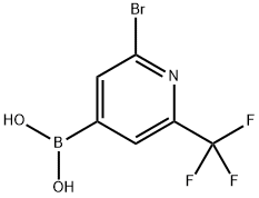 2-Bromo-6-(trifluoromethyl)pyridine-4-boronic acid图片