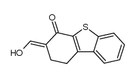 4-oxo-1,2,3,4-tetrahydro-dibenzothiophene-3-carbaldehyde结构式