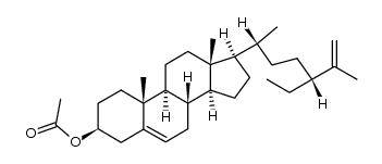 clerosterol acetate Structure