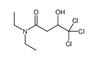4,4,4-trichloro-N,N-diethyl-3-hydroxybutanamide Structure