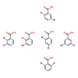 2-bromo-3-chlorobenzoic acid Structure