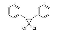 3,3-dichloro-1,2-diphenylcyclopropene结构式