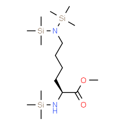 N2,N6,N6-Tris(trimethylsilyl)-L-lysine methyl ester Structure
