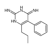 5-Phenyl-6-propyl-2,4-pyrimidinediamine结构式