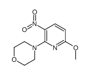4-(6-methoxy-3-nitropyridin-2-yl)morpholine结构式