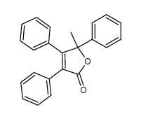 5-methyl-3,4,5-triphenyl-5H-furan-2-one Structure