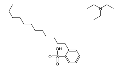 dodecylbenzenesulphonic acid, compound with triethylamine (1:1)结构式