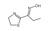 1-(4,5-dihydro-thiazol-2-yl)-propan-1-one oxime结构式