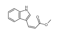 methyl (Z)-3-(1H-indol-3-yl)-acrylate Structure