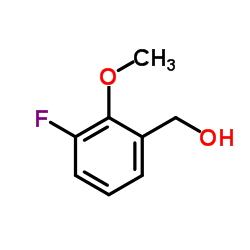 3-氟-2-甲氧基-苯甲醇结构式