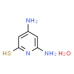 4,6-diamino-2-pyrimidinethiol structure