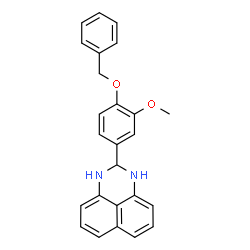 2-[4-(benzyloxy)-3-methoxyphenyl]-2,3-dihydro-1H-perimidine picture