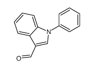 1-苯基-1H-吲哚-3-甲醛结构式