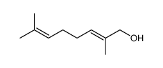 2,7-dimethylocta-2,6-dien-1-ol Structure