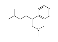 β-(3-Methylbutyl)-N,N-dimethylbenzeneethanamine Structure