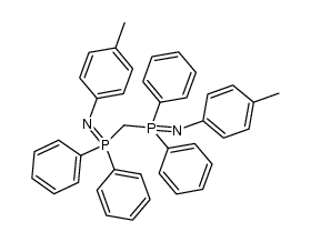 bis(N-p-tolyliminodiphenylphosphoranyl)methane Structure