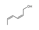 (2Z,4Z)-hexa-2,4-dien-1-ol结构式