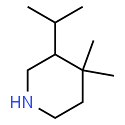 Piperidine, 4,4-dimethyl-3-(1-methylethyl)- (9CI) Structure