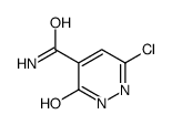 3-chloro-6-oxo-1H-pyridazine-5-carboxamide结构式