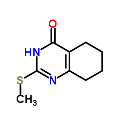 2-(Methylthio)-5,6,7,8-tetrahydroquinazolin-4(3H)-one structure