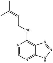 7-[(3-Methyl-2-butenyl)amino]-3H-v-triazolo[4,5-d]pyrimidine结构式