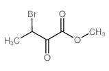 3-溴-2-氧代丁酸甲酯结构式