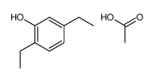 acetic acid,2,5-diethylphenol结构式