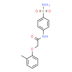 N-(4-sulfamoylphenyl)-2-(o-tolyloxy)acetamide结构式