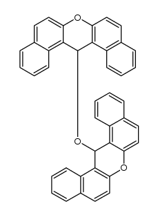 bis-(14H-dibenzo[a,j]xanthen-14-yl)-ether Structure