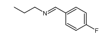 1-Propanamine,N-[(4-fluorophenyl)methylene]-(9CI) Structure