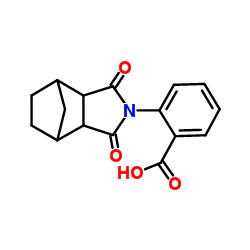 2-(3,5-DIOXO-4-AZATRICYCLO[5.2.1.0(2,6)]DEC-4-YL)-BENZOIC ACID Structure