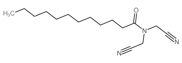 N,N-bis(cyanomethyl)dodecanamide Structure