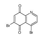 4,6-dibromo-5,8-quinolinequinone Structure