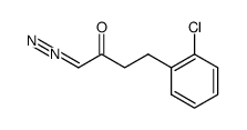 1-diazo-4-(2-chlorophenyl)butan-2-one Structure