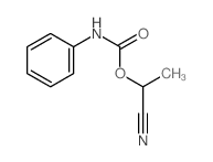 1-cyanoethyl N-phenylcarbamate结构式