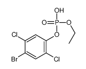 (4-bromo-2,5-dichlorophenyl) ethyl hydrogen phosphate Structure