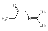 N-(propan-2-ylideneamino)propanamide结构式