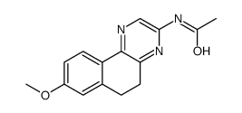 N-(8-methoxy-5,6-dihydrobenzo[f]quinoxalin-3-yl)acetamide Structure