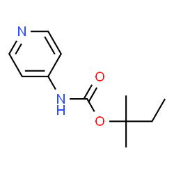 Carbamic acid, 4-pyridinyl-, 1,1-dimethylpropyl ester (9CI)结构式