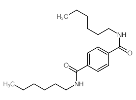 N,N-dihexylbenzene-1,4-dicarboxamide Structure
