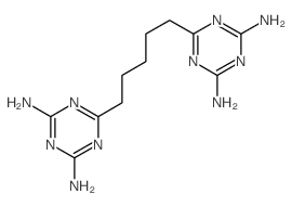 1,3,5-Triazine-2,4-diamine,6,6'-(1,5-pentanediyl)bis-结构式