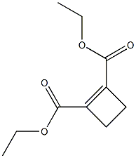 diethyl cyclobut-1-ene-1,2-dicarboxylate Structure