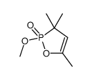 2-methoxy-3,3,5-trimethyl-1,2λ5-oxaphosphole 2-oxide Structure