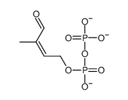 [(3-methyl-4-oxobut-2-enoxy)-oxidophosphoryl] phosphate Structure