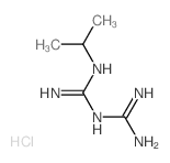 1-ISOPROPYLBIGUANIDE HYDROCHLORIDE结构式