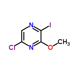 5-Chloro-2-iodo-3-methoxypyrazine Structure