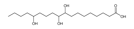 9,10,14-trihydroxy-octadecanoic acid结构式