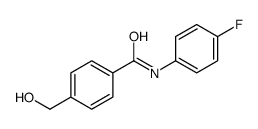 Benzamide, N-(4-fluorophenyl)-4-(hydroxymethyl)- (9CI)结构式
