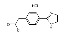 4-(2-imidazolinyl)-phenylacetic acid chloride-hydrochloride结构式